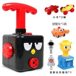 image-Balloon Powered Inertia Car Toy for Kids Ages 7-14