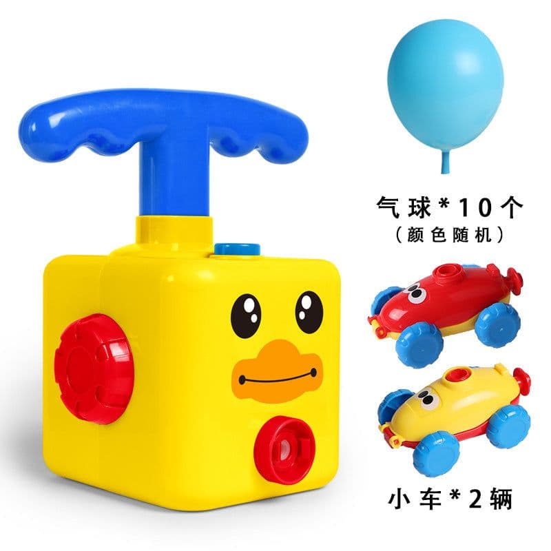 image-Balloon Powered Inertia Car Toy for Kids Ages 7-14