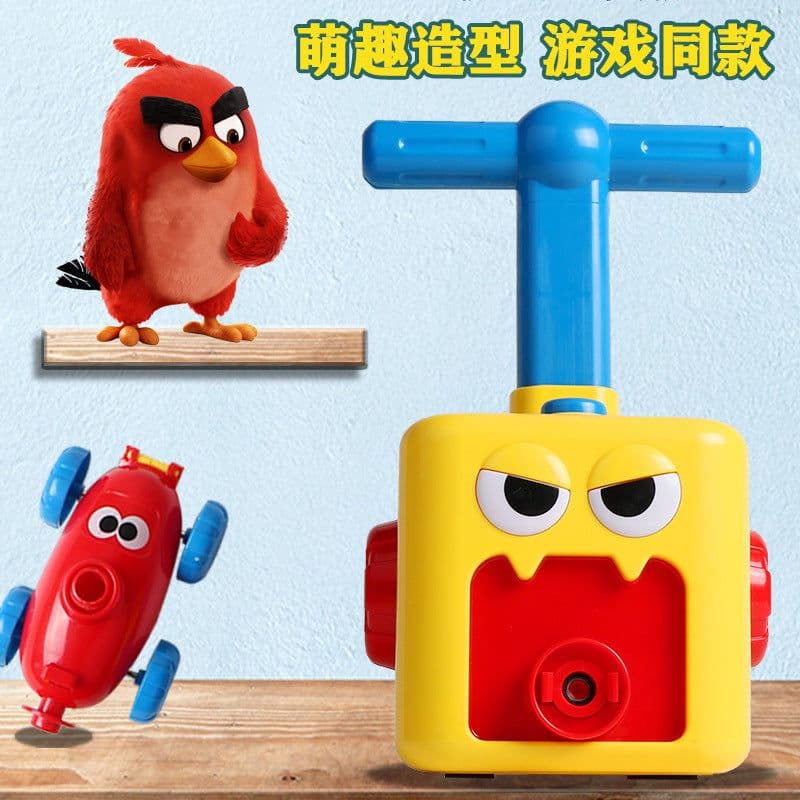image-Balloon Powered Inertia Car Toy for Kids Ages 7-14