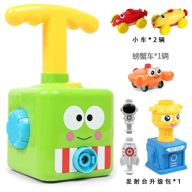 image-Balloon Powered Inertia Car Toy for Kids Ages 7-14