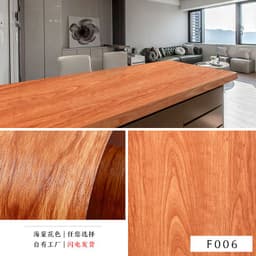 image-3D Wood Grain PVC Wallpaper Sticker Waterproof Self-Adhesive Film