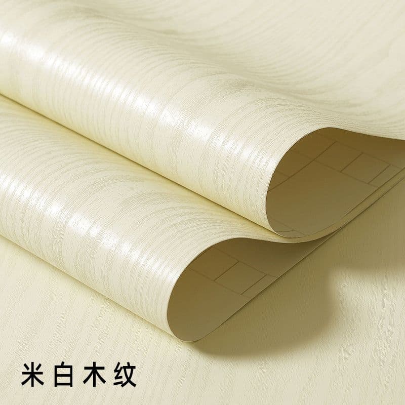 image-3D Wood Grain PVC Wallpaper Sticker Waterproof Self-Adhesive Film