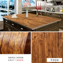image-3D Wood Grain PVC Wallpaper Sticker Waterproof Self-Adhesive Film