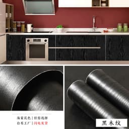 image-3D Wood Grain PVC Wallpaper Sticker Waterproof Self-Adhesive Film