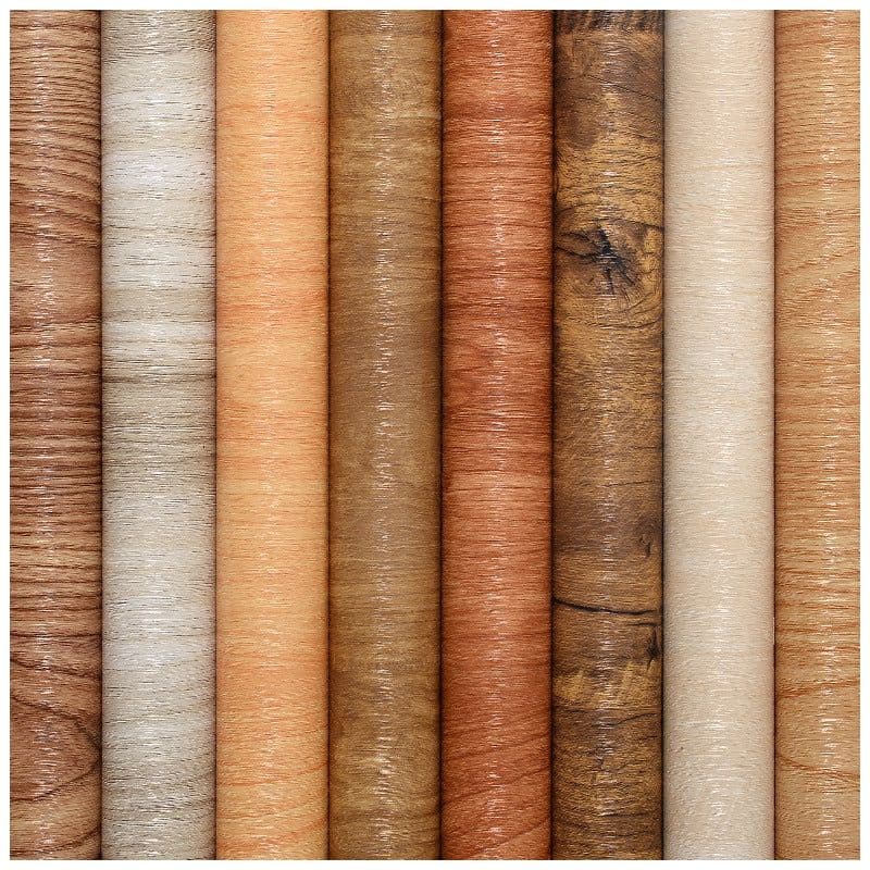 image-3D Wood Grain PVC Wallpaper Sticker Waterproof Self-Adhesive Film