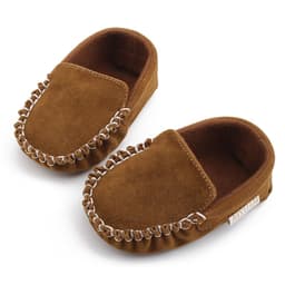 image-Baby Toddler Shoes 0-1 Years Solid Color Soft Sole Peas Shoes