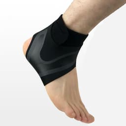 image-Adjustable Sports Ankle Support Compression Brace - Pair