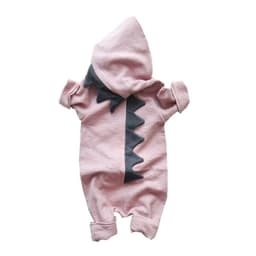 image-Baby Dinosaur Hooded Romper One-Piece Jumpsuit