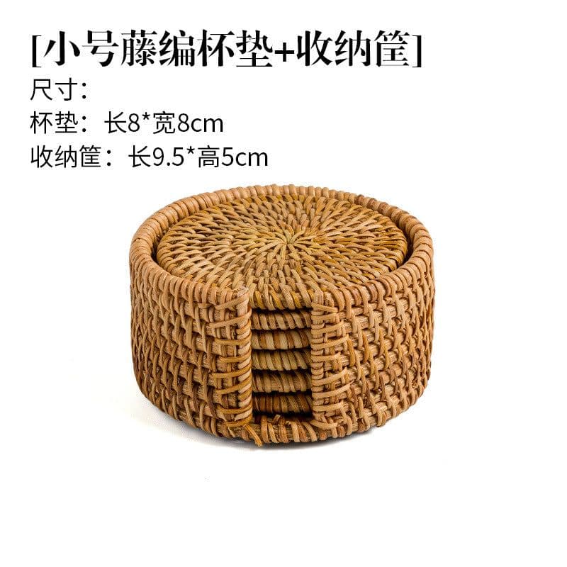 image-Kung Fu Tea Ceremony Coaster Set Copper Leaf Insulation Mat
