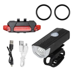 image-2255 Front Light LED USB Rechargeable Bicycle Safety Light White