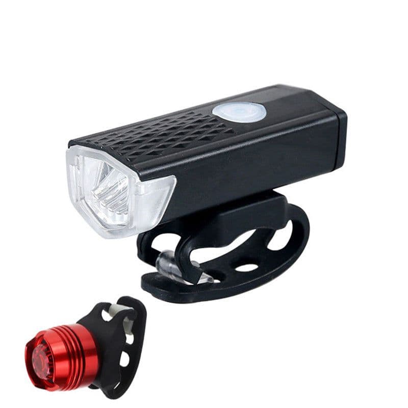 image-2255 Front Light LED USB Rechargeable Bicycle Safety Light White