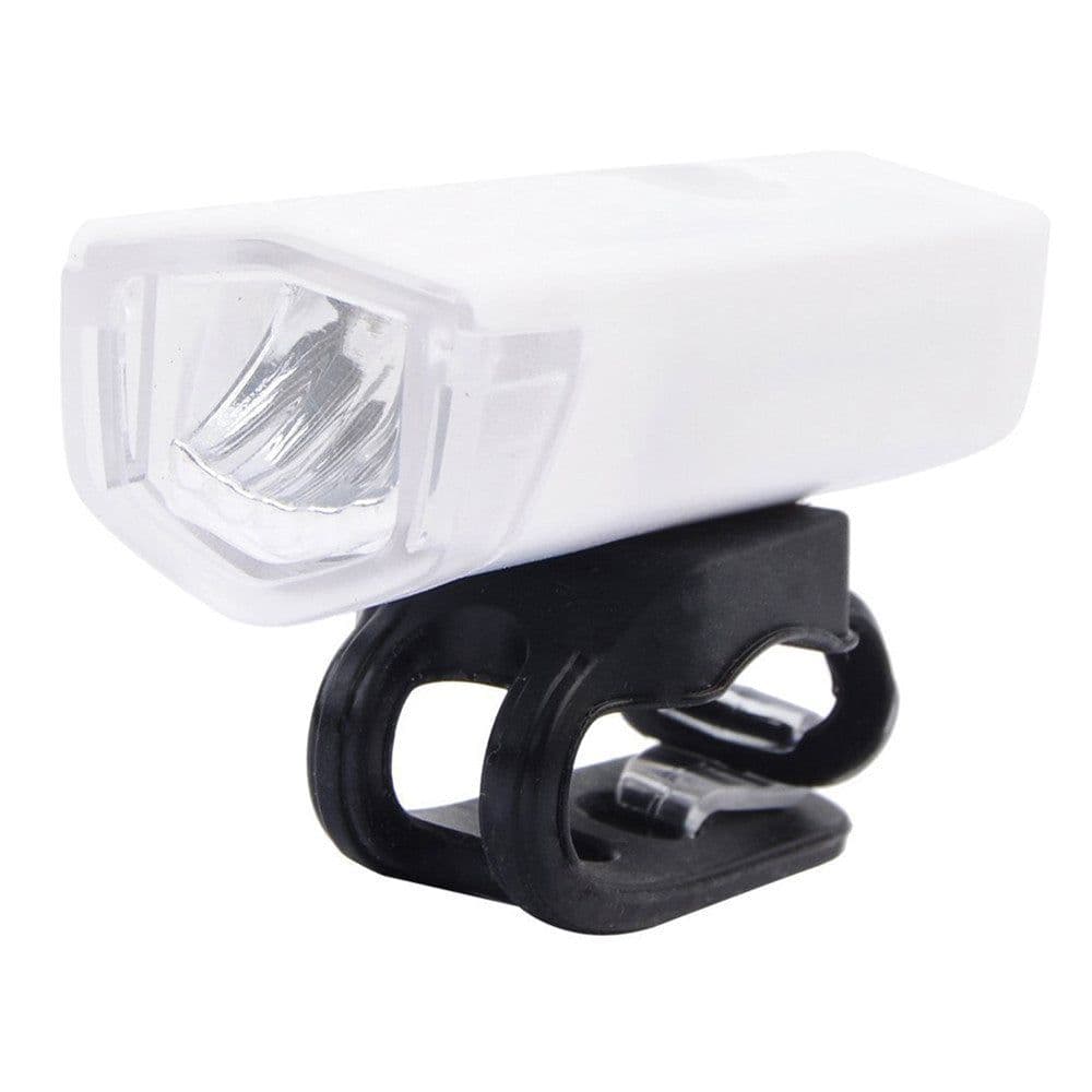 image-2255 Front Light LED USB Rechargeable Bicycle Safety Light White