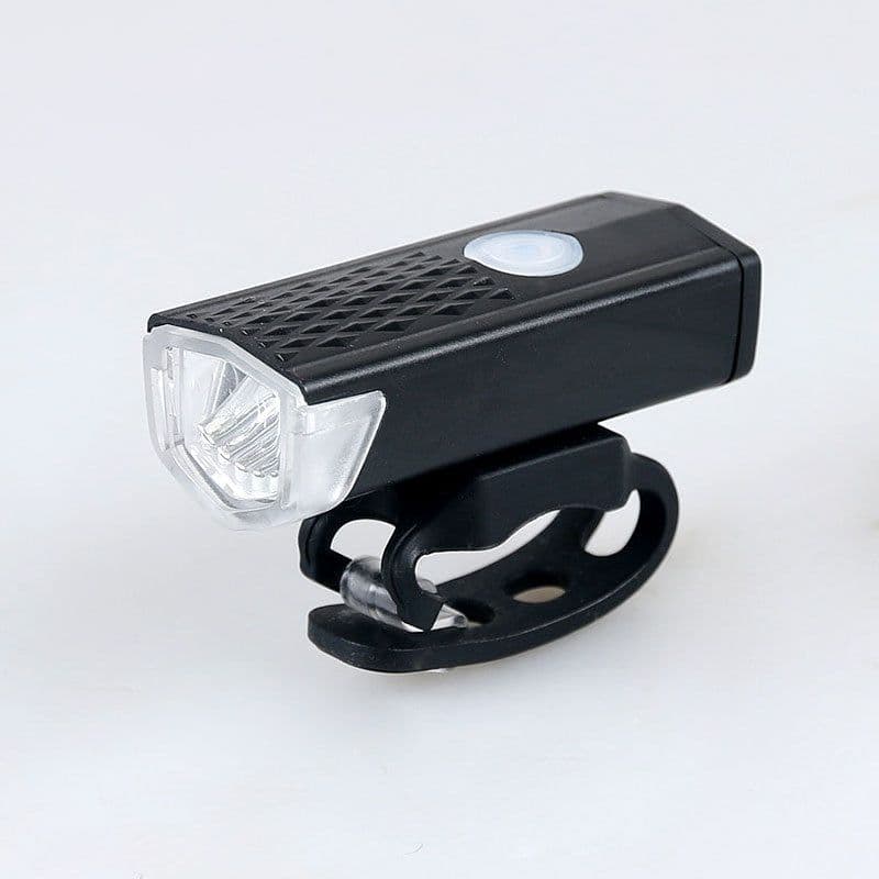 image-2255 Front Light LED USB Rechargeable Bicycle Safety Light White