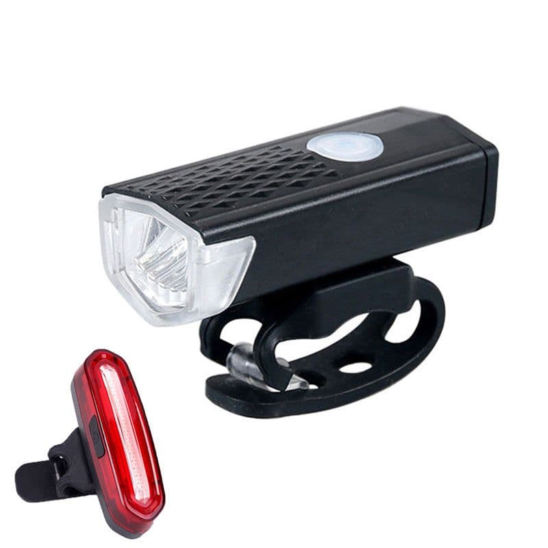 image-2255 Front Light LED USB Rechargeable Bicycle Safety Light White