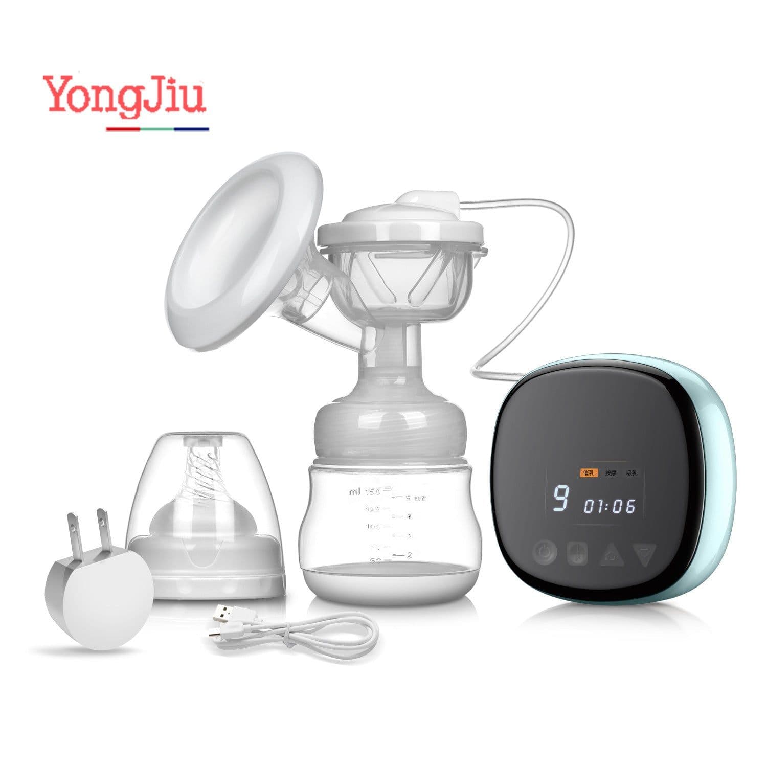 image-YONGJIU Electric Breast Pump Rechargeable Portable Mute