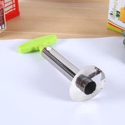 image-Stainless Steel Pineapple Peeler Corer Slicer 3-in-1 Tool