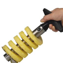 image-Stainless Steel Pineapple Peeler Corer Slicer 3-in-1 Tool