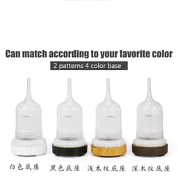 image-3D Glass Vase Humidifier Aroma Diffuser with Night Light