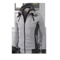 image-Men's Hooded Sweater Jacket