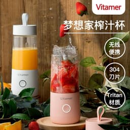 image-Nine Pigs Portable USB Rechargeable Electric Juicer Cup 350ml