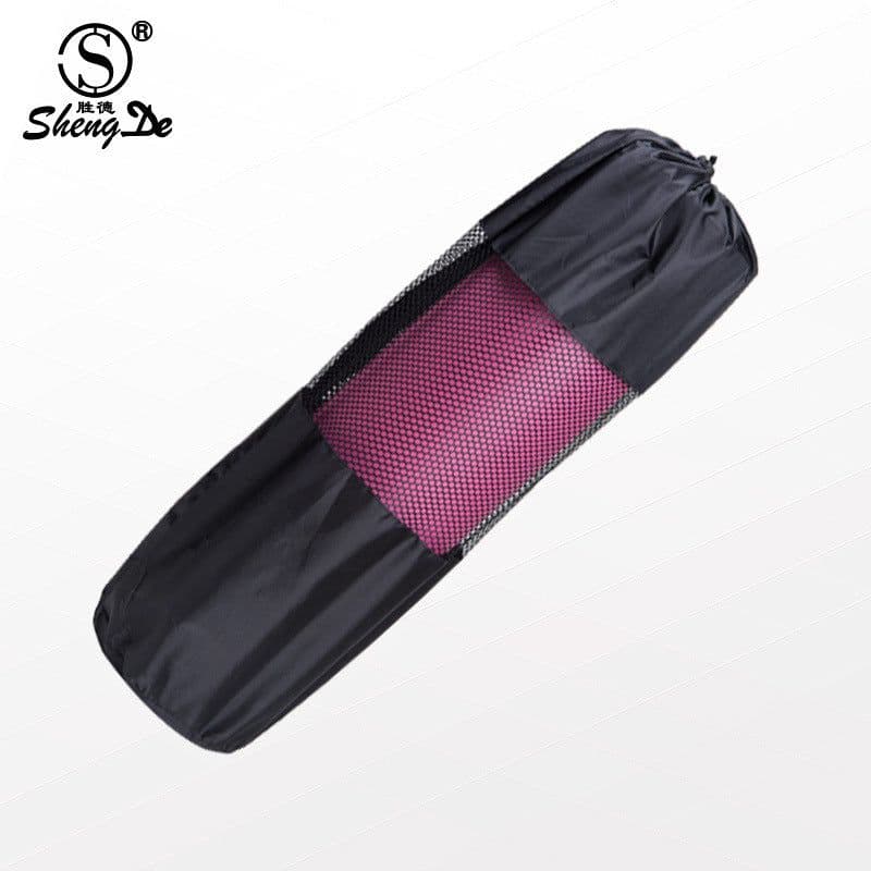 image-Shengde Yoga Mat Net Bag Storage 6mm 8mm Black Mesh Carrier