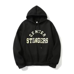 image-Women's Hooded Sweatshirt Fleece Lined Printed Pullover Coat