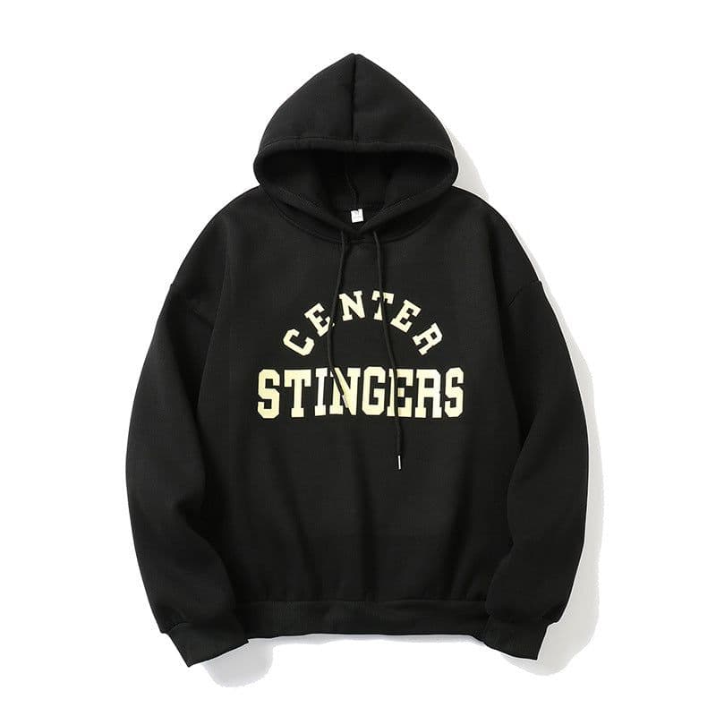 image-Women's Hooded Sweatshirt Fleece Lined Printed Pullover Coat
