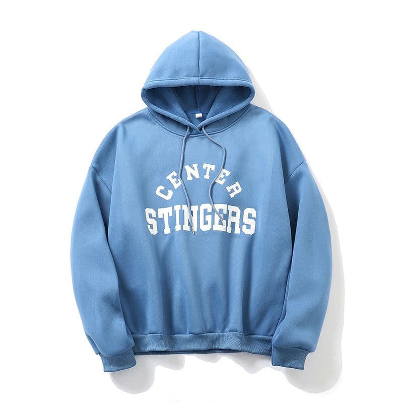 image-Women's Hooded Sweatshirt Fleece Lined Printed Pullover Coat
