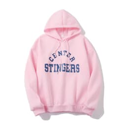 image-Women's Hooded Sweatshirt Fleece Lined Printed Pullover Coat