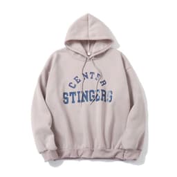 image-Women's Hooded Sweatshirt Fleece Lined Printed Pullover Coat