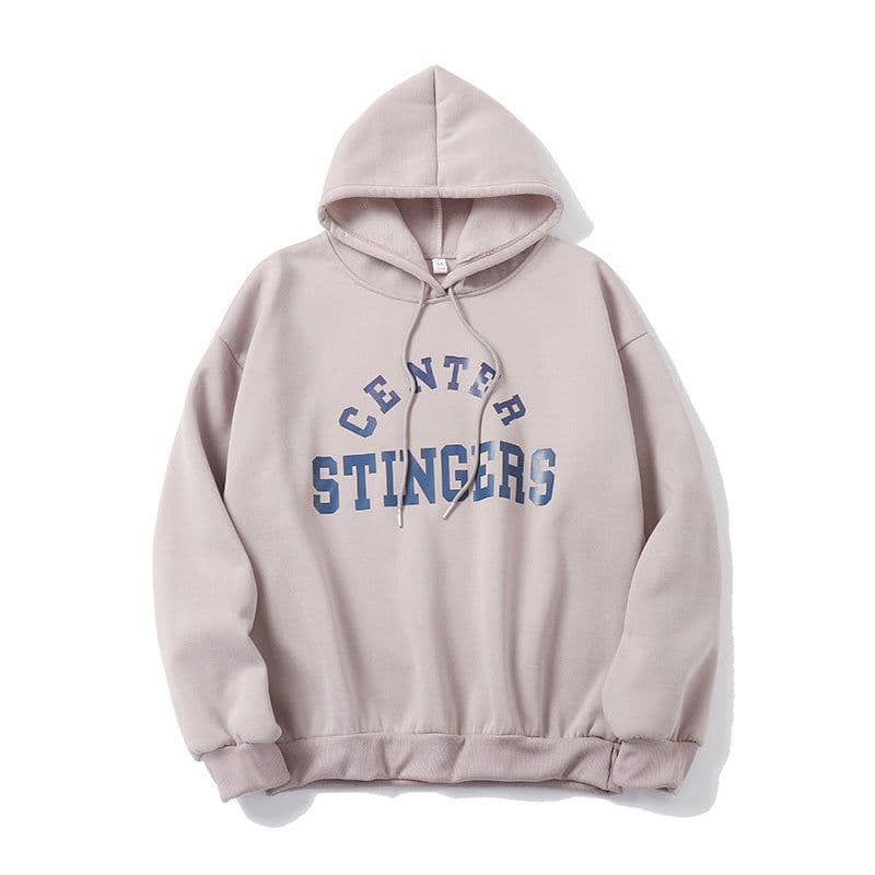 image-Women's Hooded Sweatshirt Fleece Lined Printed Pullover Coat