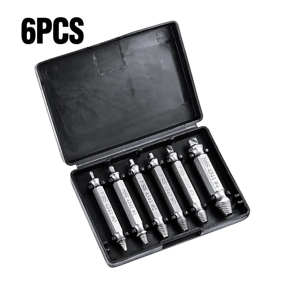 image-High-Speed Steel Titanium-Plated Double-Head Screw Extractor