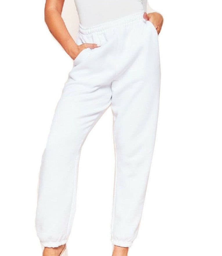 image-Women's High Waist Straight Leg Sweatpants Casual Loose Pants