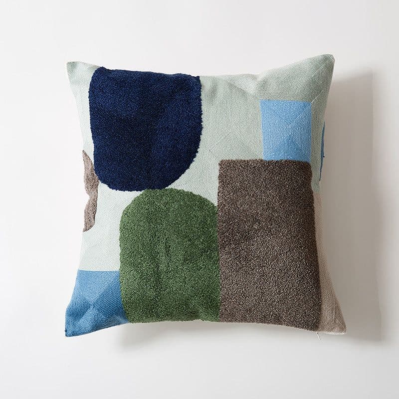 image-Modern Minimalist Cotton Geometric Pillowcase - Nordic 45x45cm
