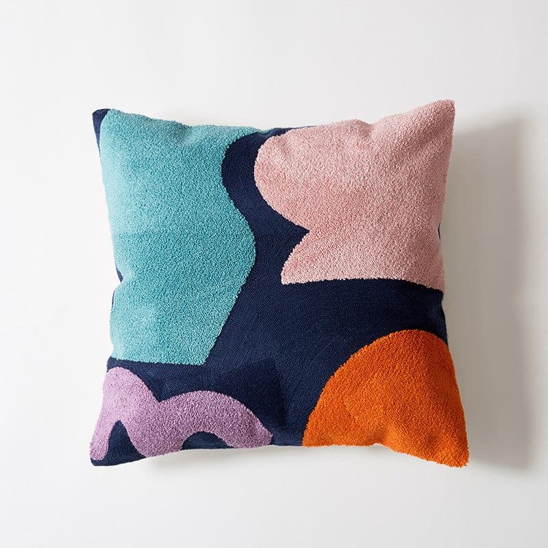 image-Modern Minimalist Cotton Geometric Pillowcase - Nordic 45x45cm