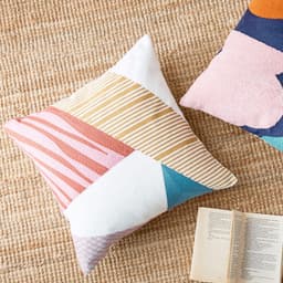 image-Modern Minimalist Cotton Geometric Pillowcase - Nordic 45x45cm