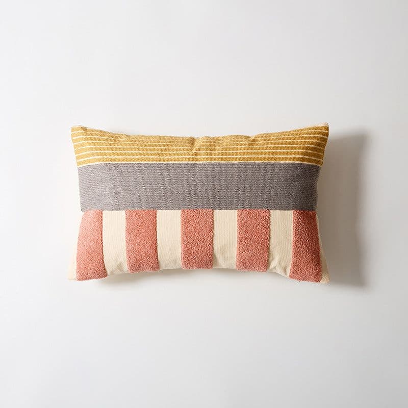 image-Modern Minimalist Cotton Geometric Pillowcase - Nordic 45x45cm