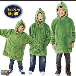 image-Cartoon Fleece Pajamas Kids Unisex 3-8 Years Wine Red