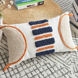 image-Montaigne Tufted Loop Pile Cushion Cover Cotton 30x50cm