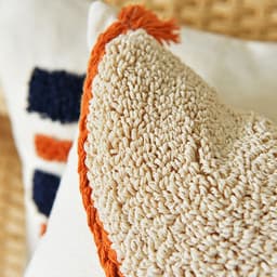 image-Montaigne Tufted Loop Pile Cushion Cover Cotton 30x50cm
