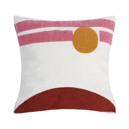 image-Embroidered Pillowcase 45x45cm Modern Simple Style Cushion Cover
