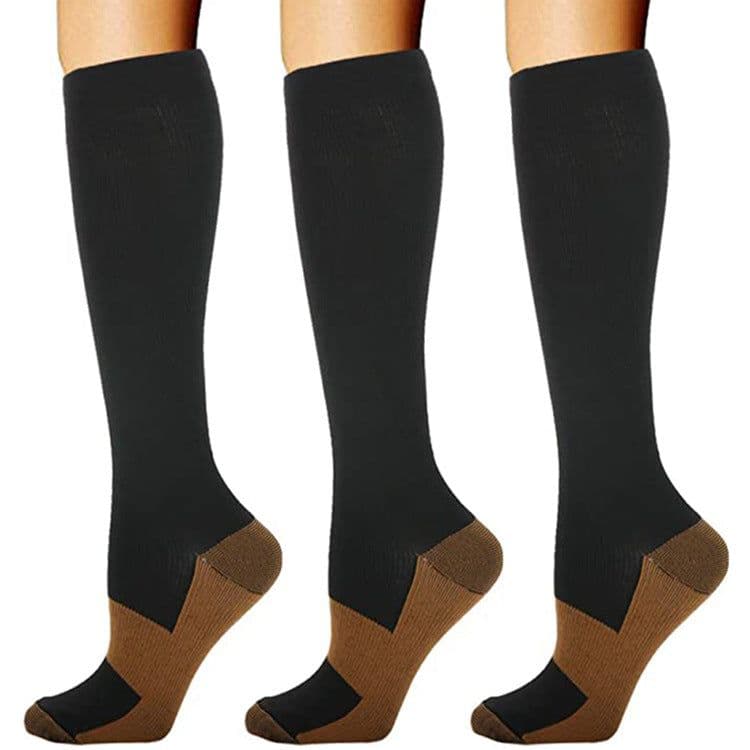 image-Compression Socks Men Women Breathable Running Sports Stockings