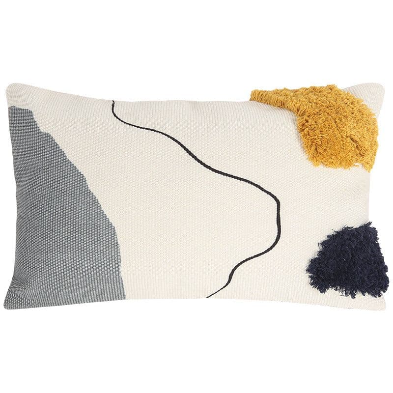 image-Dreams Printed Tufted Cotton Pillowcase Cushion Cover 30x50cm