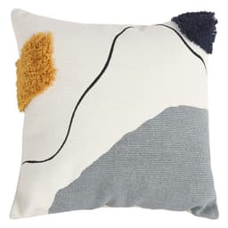 image-Dreams Printed Tufted Cotton Pillowcase Cushion Cover 30x50cm