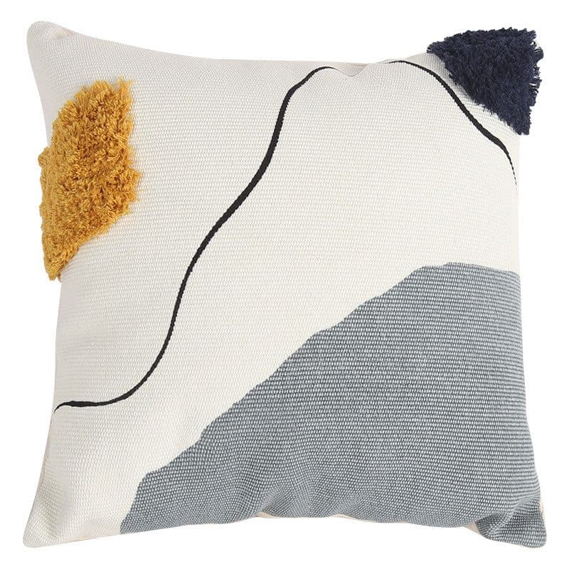 image-Dreams Printed Tufted Cotton Pillowcase Cushion Cover 30x50cm