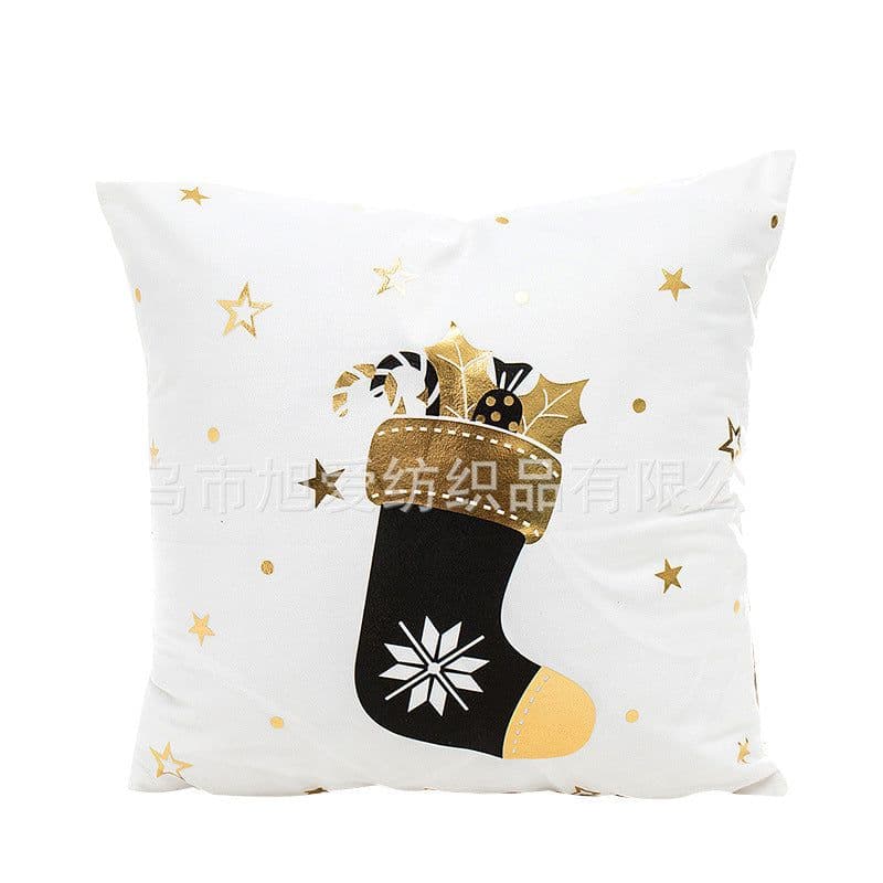 image-Christmas Star Cushion Cover Polyester 45x45cm Modern Simple