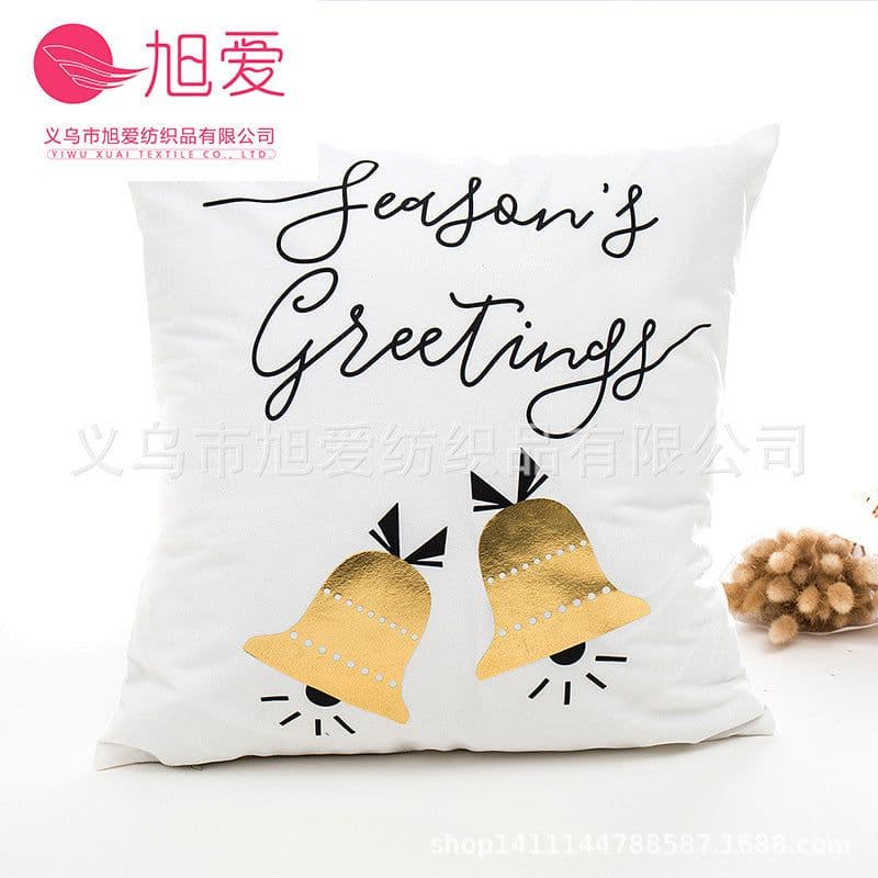 image-Christmas Star Cushion Cover Polyester 45x45cm Modern Simple