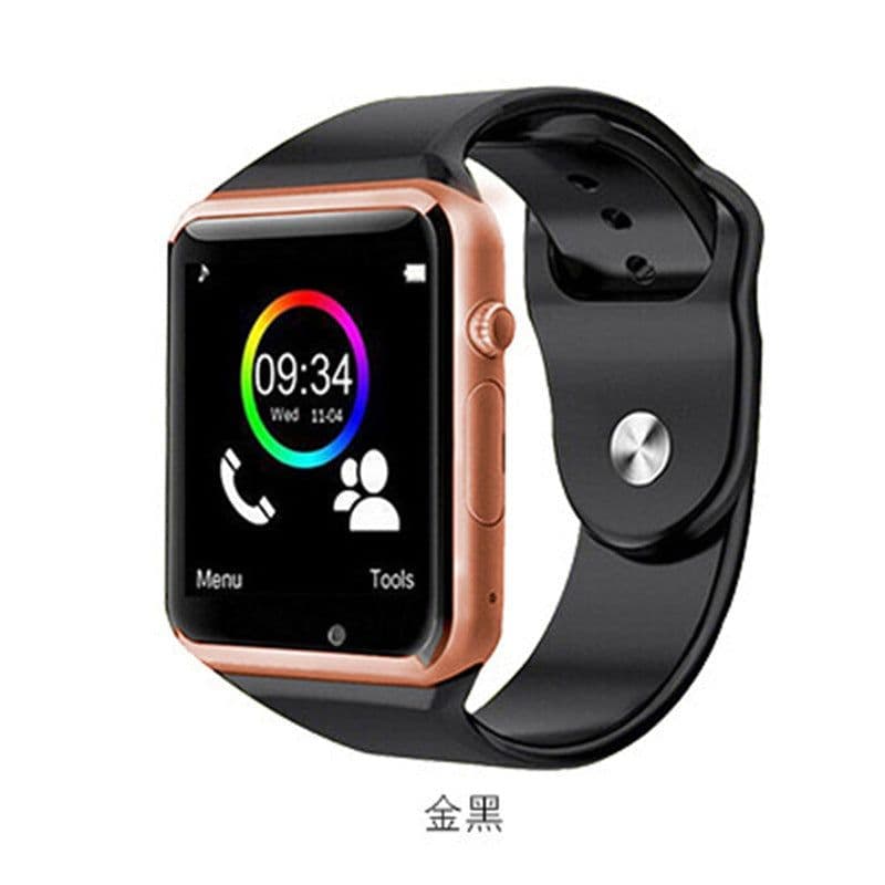 image-A1 Smart Watch Phone Bluetooth Touch Screen Multi-Language