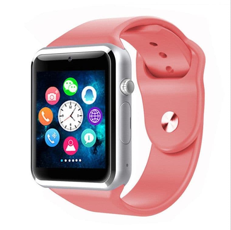 image-A1 Smart Watch Phone Bluetooth Touch Screen Multi-Language
