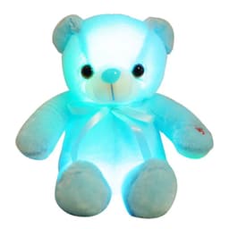 image-LED Light Up Plush Teddy Bear with Bow Tie 80cm Yellow